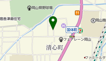 くるみダンスファクトリー 岡山校の地図画像