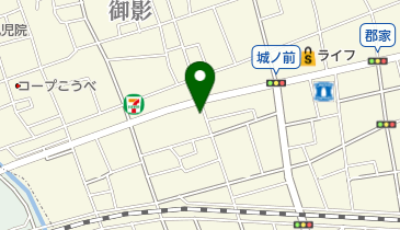 みかげ山手ロール 御影本店の地図画像