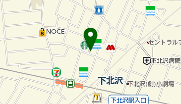 しもきた茶苑大山喫茶室の地図画像