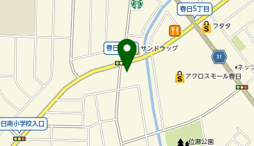 武田メガネ 春日パーク店の地図画像