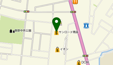おきな屋・赤い林檎 サンロード青森店の地図画像