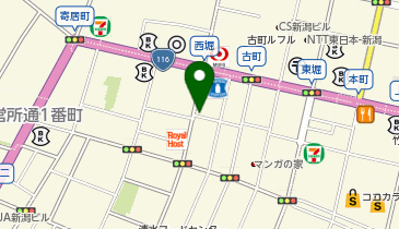 queen bee(クイーンビー) 西堀ローサ店の地図画像