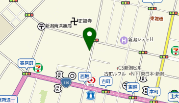 新潟市 消費生活センターの地図画像