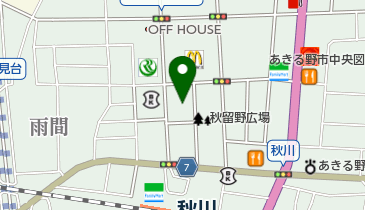 クリーニングアニカ あきる野ルピア店の地図画像