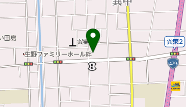 業務用食品スーパー 生野巽店の地図画像
