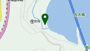 岩海水浴場の地図画像