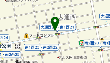 オーロラ株式会社 札幌店の地図画像