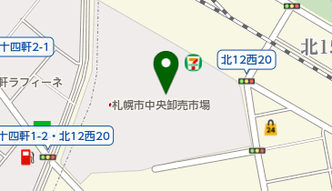 一鱗共同水産株式会社 市場売場の地図画像