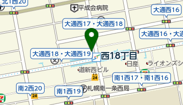 株式会社エネサンス 札幌大通支店の地図画像