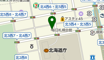 株式会社リアルワールド札幌ラボの地図画像