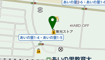 アインズ あいの里東光店の地図画像