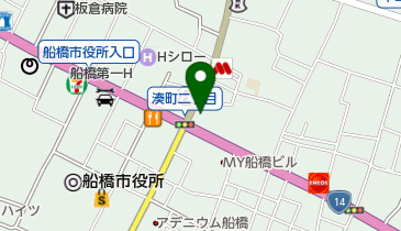 あいおいニッセイ同和損保 千葉北支店 船橋支社の地図画像