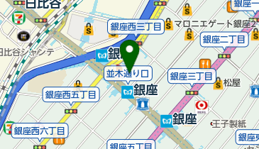 ビューティ アベニュー ソシエ 銀座店の地図画像