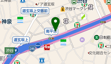 Hoochie's(フーチーズ) 渋谷店の地図画像