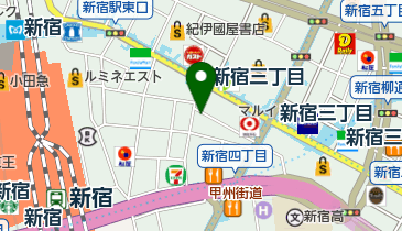 EDIFIICE(エディフィス) 新宿店の地図画像