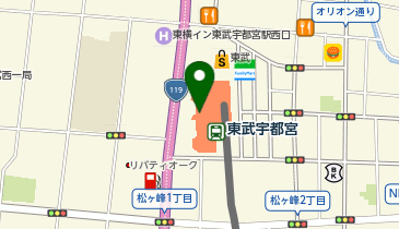 BLUE LABEL CRESTBRIDGE(ブルー レーベル クレストブリッジ) 東武宇都宮百貨店の地図画像