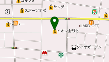 カバンのFUJITA(フジタ) イオン山形北 専門店街店の地図画像