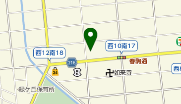 あおいとりプラス 帯広教室の地図画像