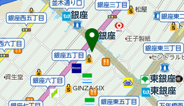 ソニーイメージングギャラリー 銀座の地図画像