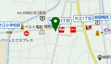 ドラッグイレブン ヘアサロン 片江店の地図画像