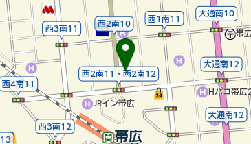 レディスアデランス帯広の地図画像