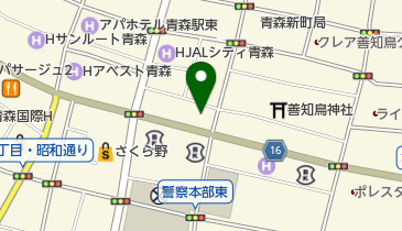 レディスアデランス青森の地図画像