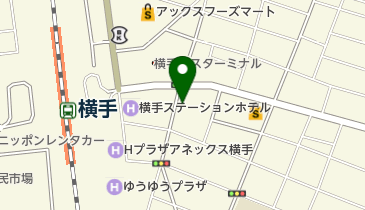 レディスアデランス横手の地図画像