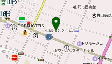 レディスアデランス山形の地図画像