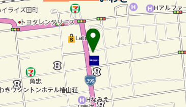 レディスアデランスいわきの地図画像