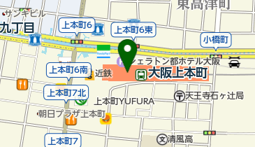THROBBING cosme+(スロービング コスメプラス) 上本町店の地図画像
