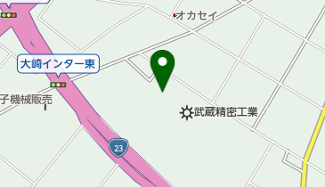 武蔵精密工業株式会社本社/植田工場の地図画像