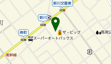 ザ・ビッグ 静岡新川店の地図画像