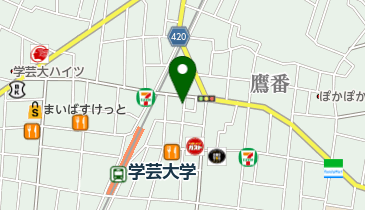 茶割 学芸大学の地図画像