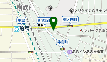 浪花ひとくち餃子餃々 名駅2丁目店の地図画像