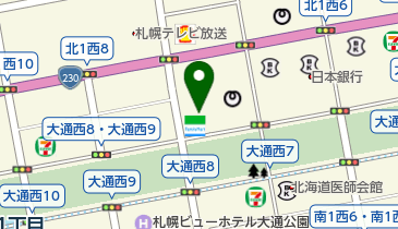 北海道ガス株式会社の地図画像