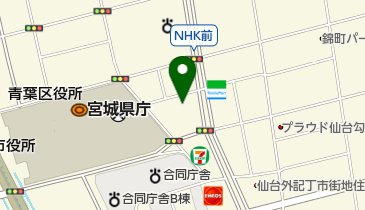 社団法人宮城県エルピーガス協会の地図画像