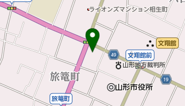 山形県日中友好協会の地図画像