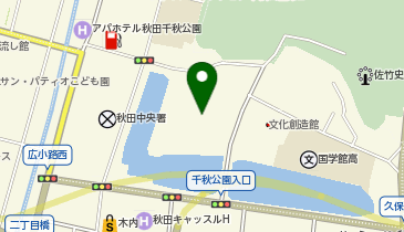 一般社団法人秋田市文化団体連盟の地図画像