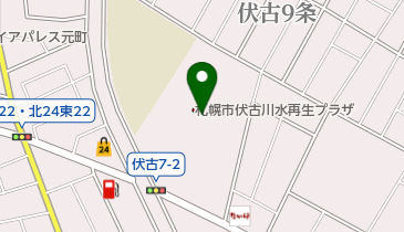 伏古川水再生プラザの地図画像