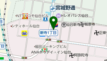 仙台コミュニケーションアート専門学校の地図画像