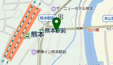 スカイレンタカー 熊本駅前店の地図画像