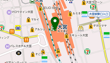 スタージュエリー ルミネ大宮店の地図画像