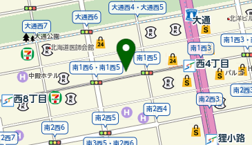 Eyelash Salon Blanc(アイラッシュ サロン ブラン) 札幌大通店店の地図画像