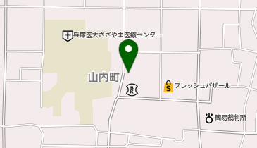 アルカ篠山薬局の地図画像