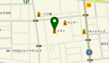 おしゃれ工房 イオンいわき店の地図画像