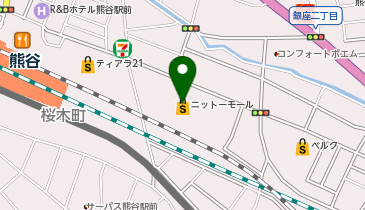 おしゃれ工房 ニットーモール熊谷店の地図画像