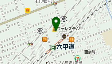 マリモ ジョイ フォレスタ六甲店の地図画像
