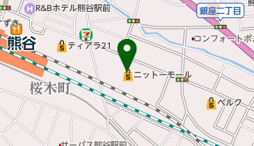 エースコンタクト ニットーモール店の地図画像