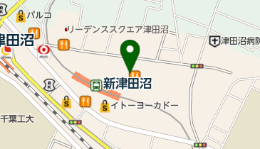 エースコンタクト イオンモール津田沼店の地図画像