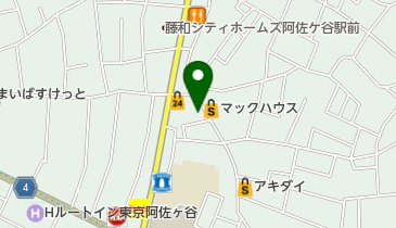 山本のハンバーグ 阿佐ヶ谷食堂の地図画像